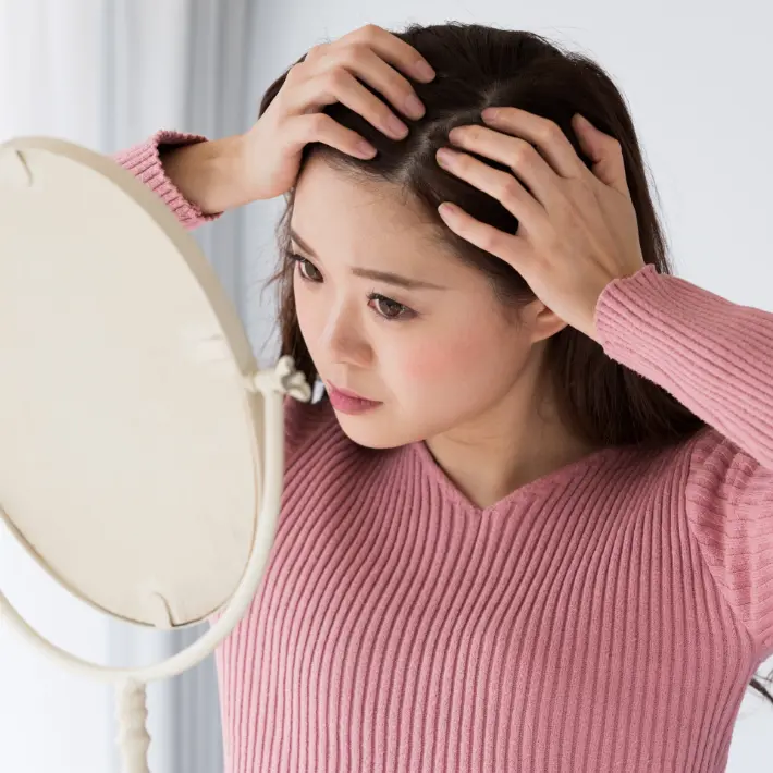 ヘアケアなどの外的刺激による薄毛